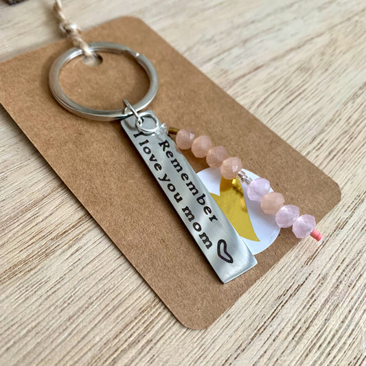 Sleutelhanger 'ik hou van je mama'