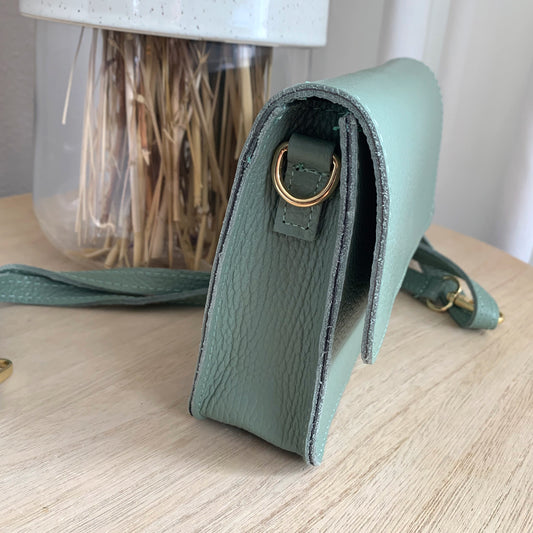 Lederen tas stijlvol Groen