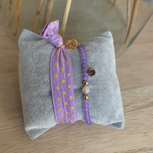 Ibiza setje Paars/Goud