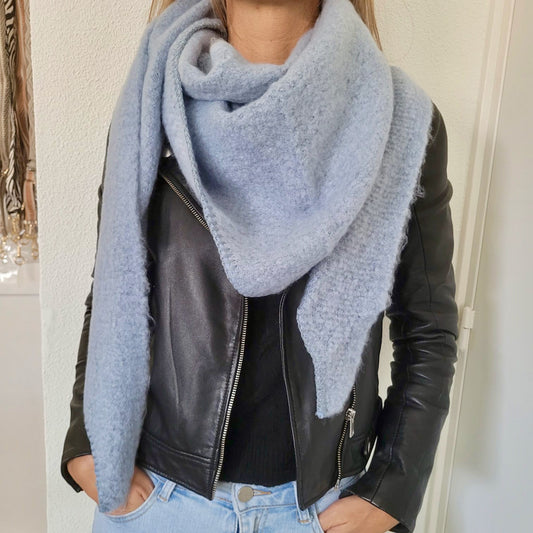Cosy sjaal Lichtblauw