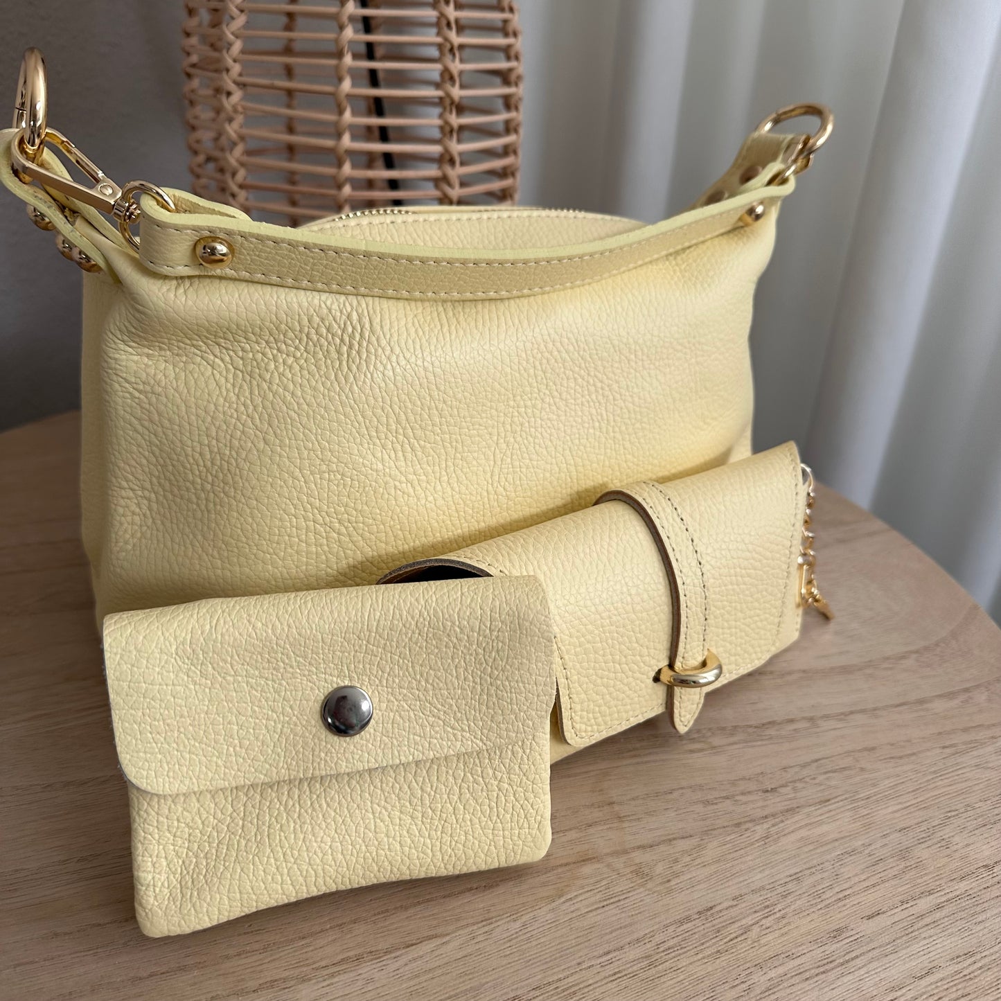 Casual tas Geel