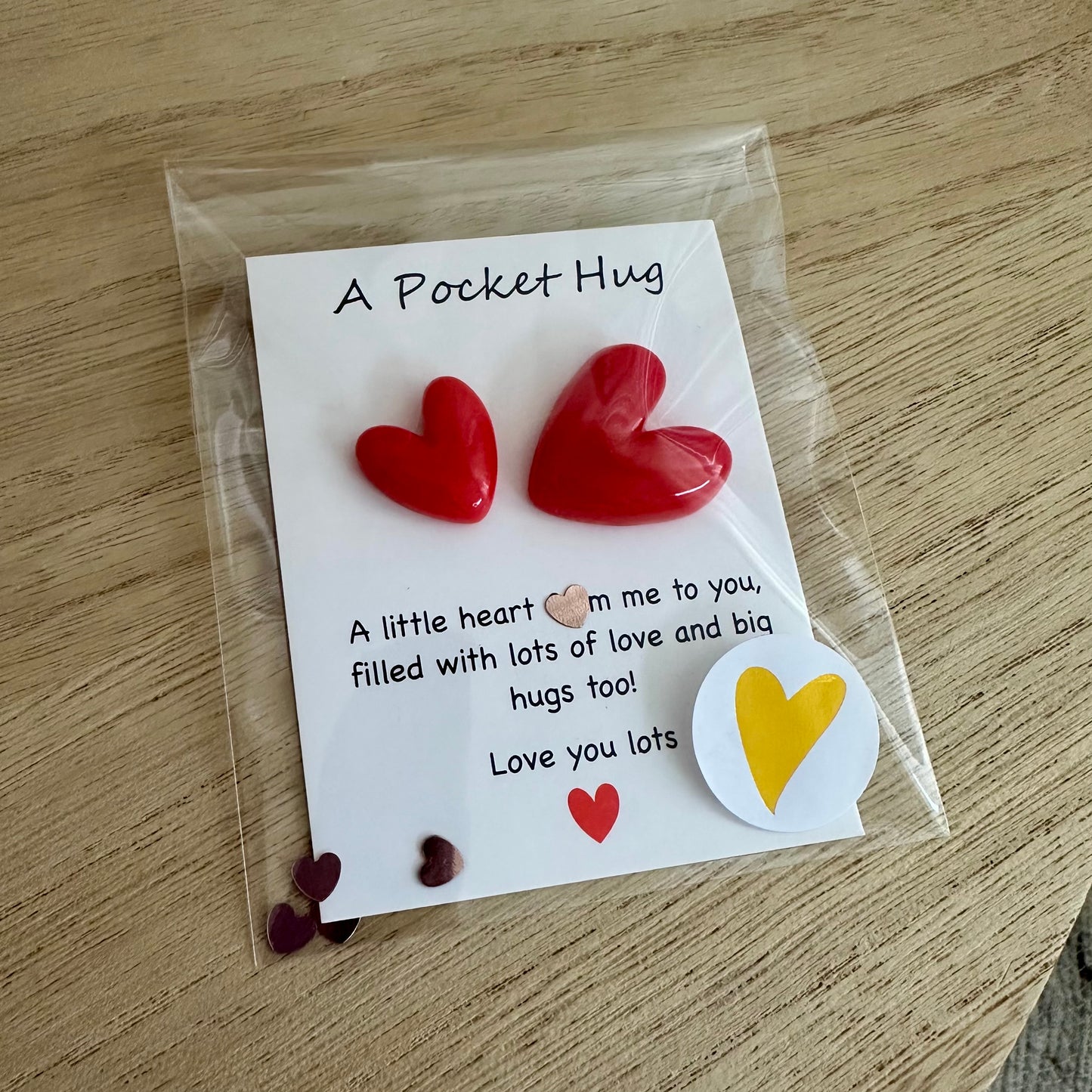 Pocket gift ‘two hearts’