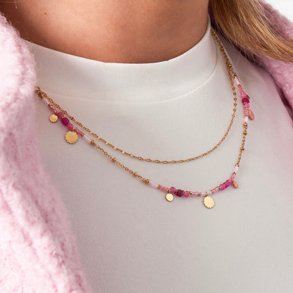 Ketting Pink Charms