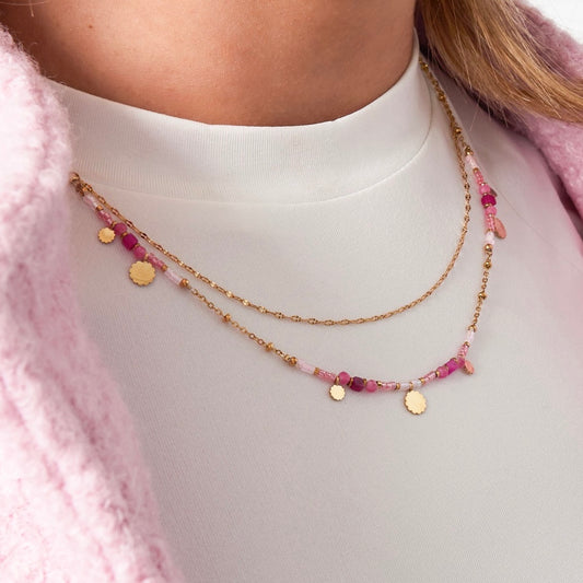 Ketting Pink Charms