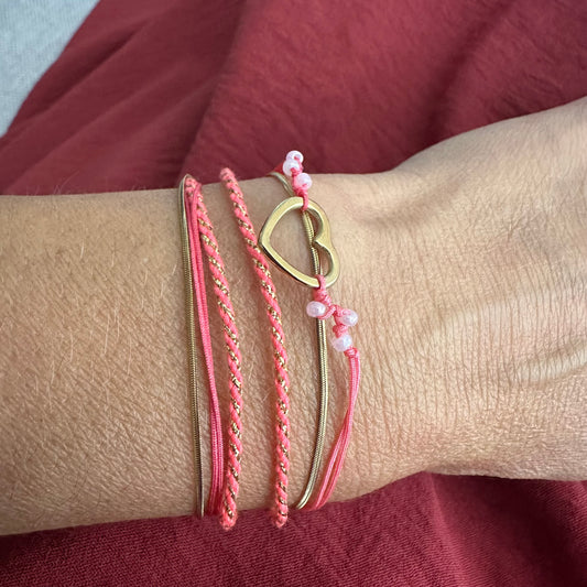 Armband Summer Flow Love Fuchsia