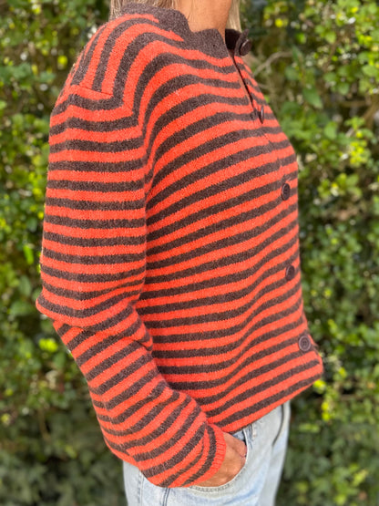 Vest Steep Oranje/Bruin