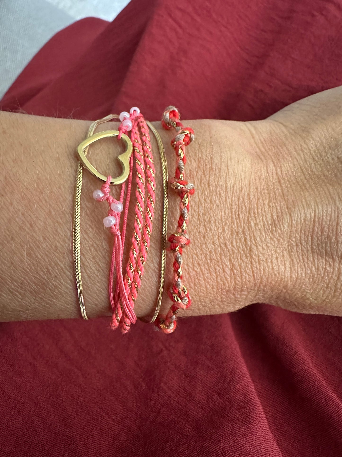 Armband Summer Flow Love Fuchsia