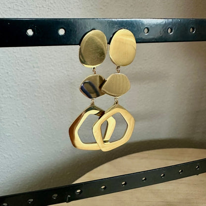 Statement oorbellen geometrisch