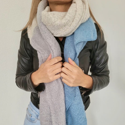 Zachte sjaal Blauw