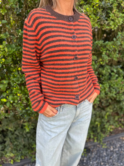 Vest Steep Oranje/Bruin