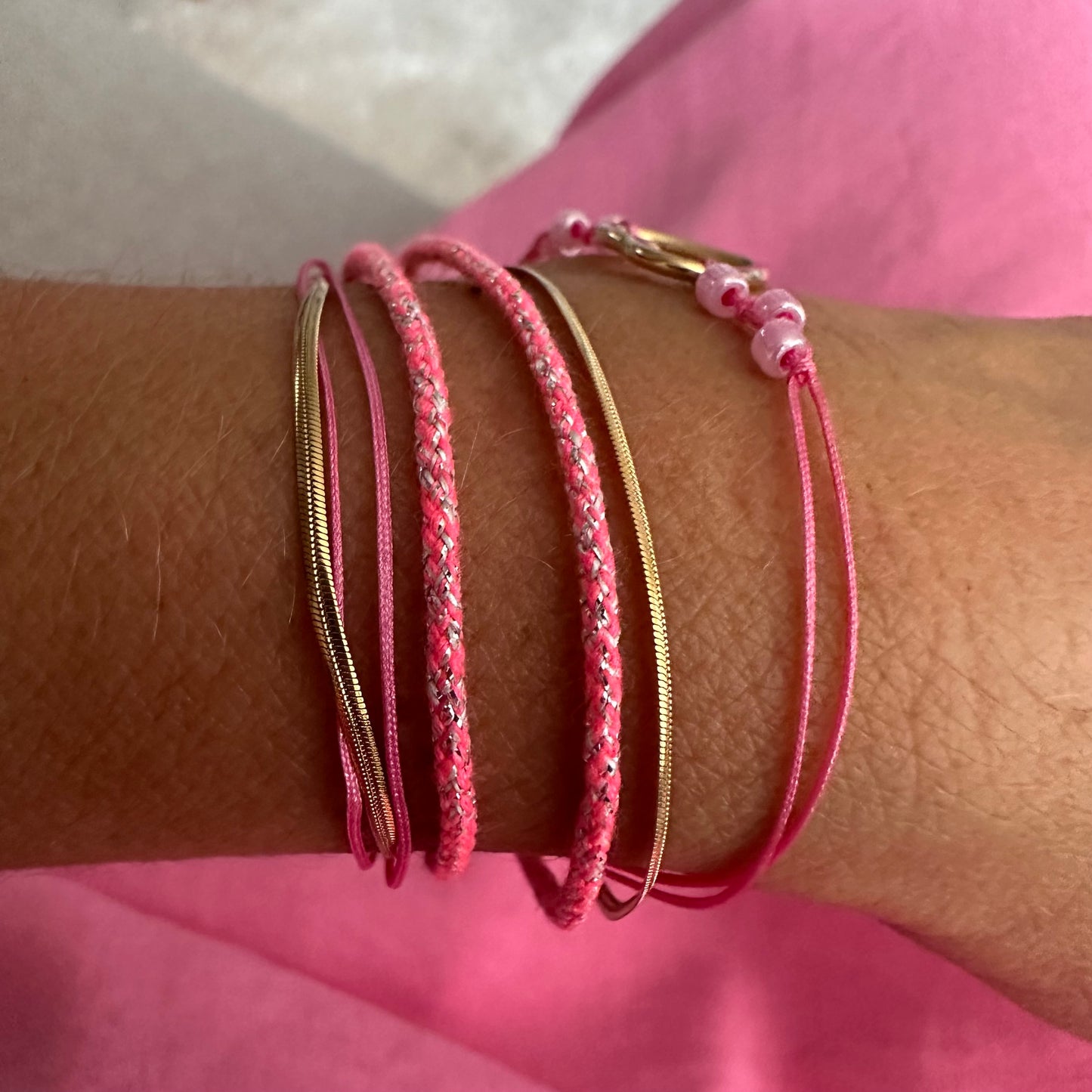 Armband Summer Flow Love Pink