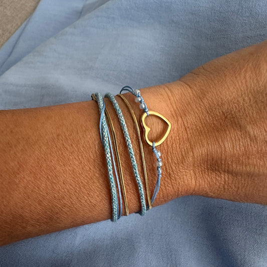 Armband Summer Flow Love Blauw
