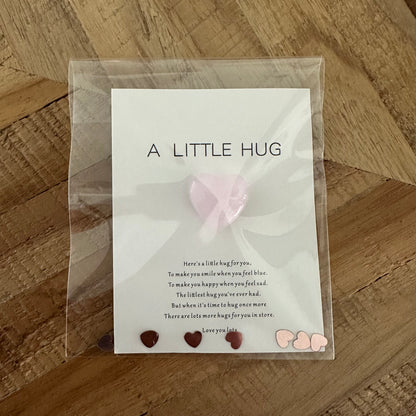 Pocket Gift A little Hug Rose Quartz