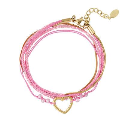 Armband Summer Flow Love Pink