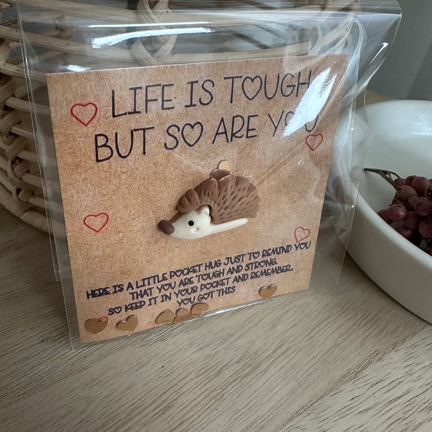 Pocket gift: Troost kaartje ‘pocket egel’