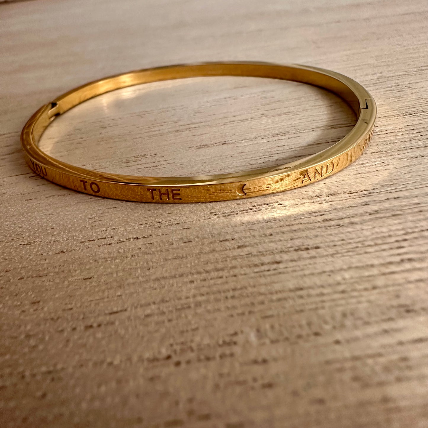 Bangle love you to the moon and back