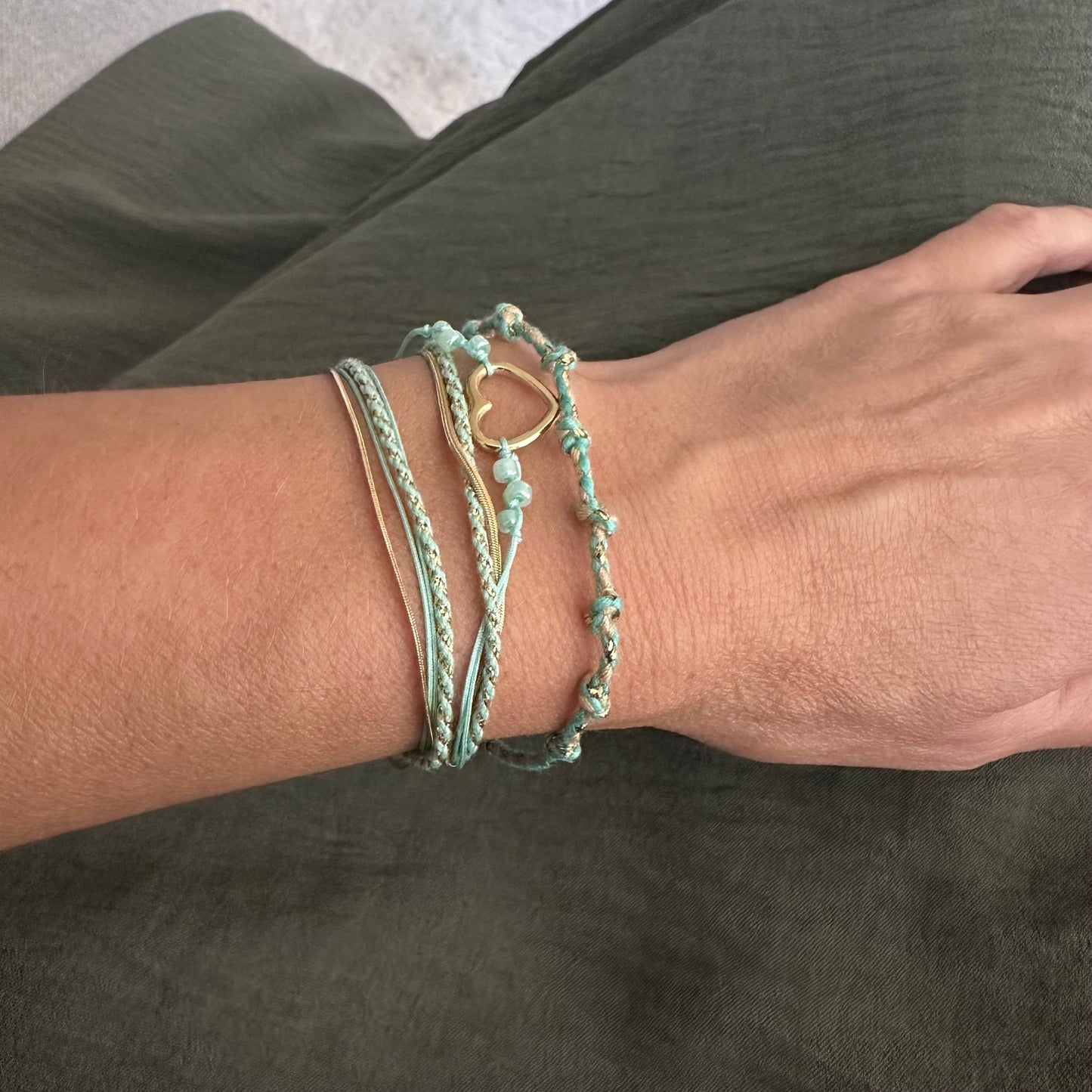 Armband Summer Flow Love Groen