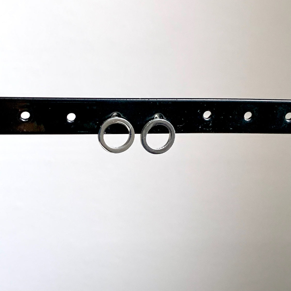 Oorstuds open rondje Zilver