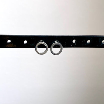 Oorstuds open rondje Zilver