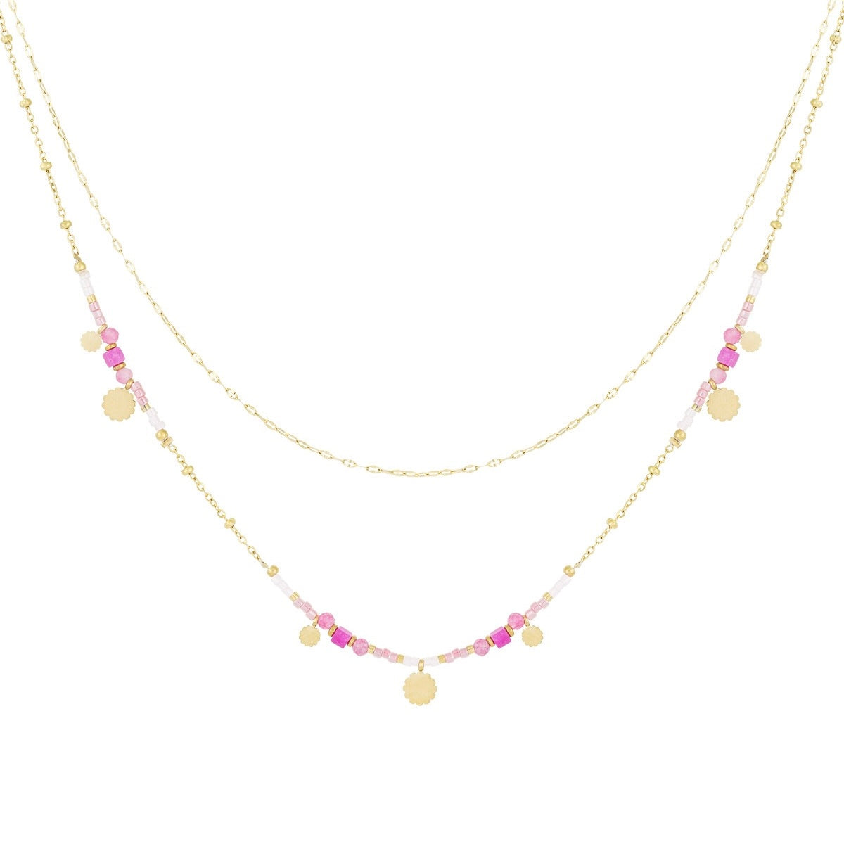 Ketting Pink Charms