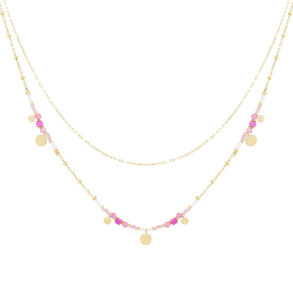 Ketting Pink Charms