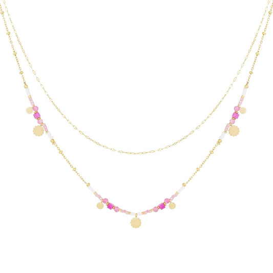 Ketting Pink Charms