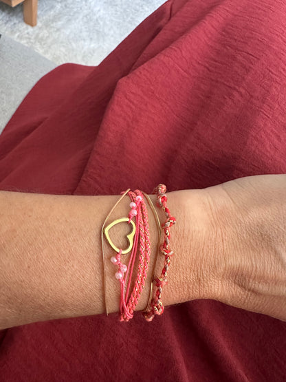 Armband Summer Flow Love Fuchsia