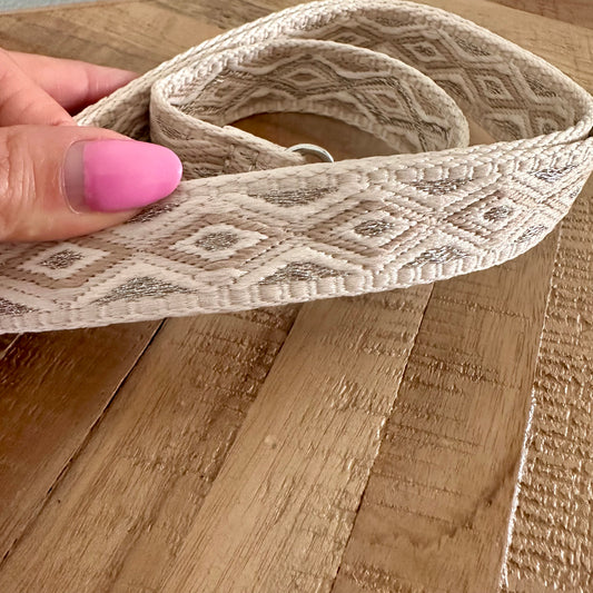 Telefoonband/Tasband Naturel Ruit
