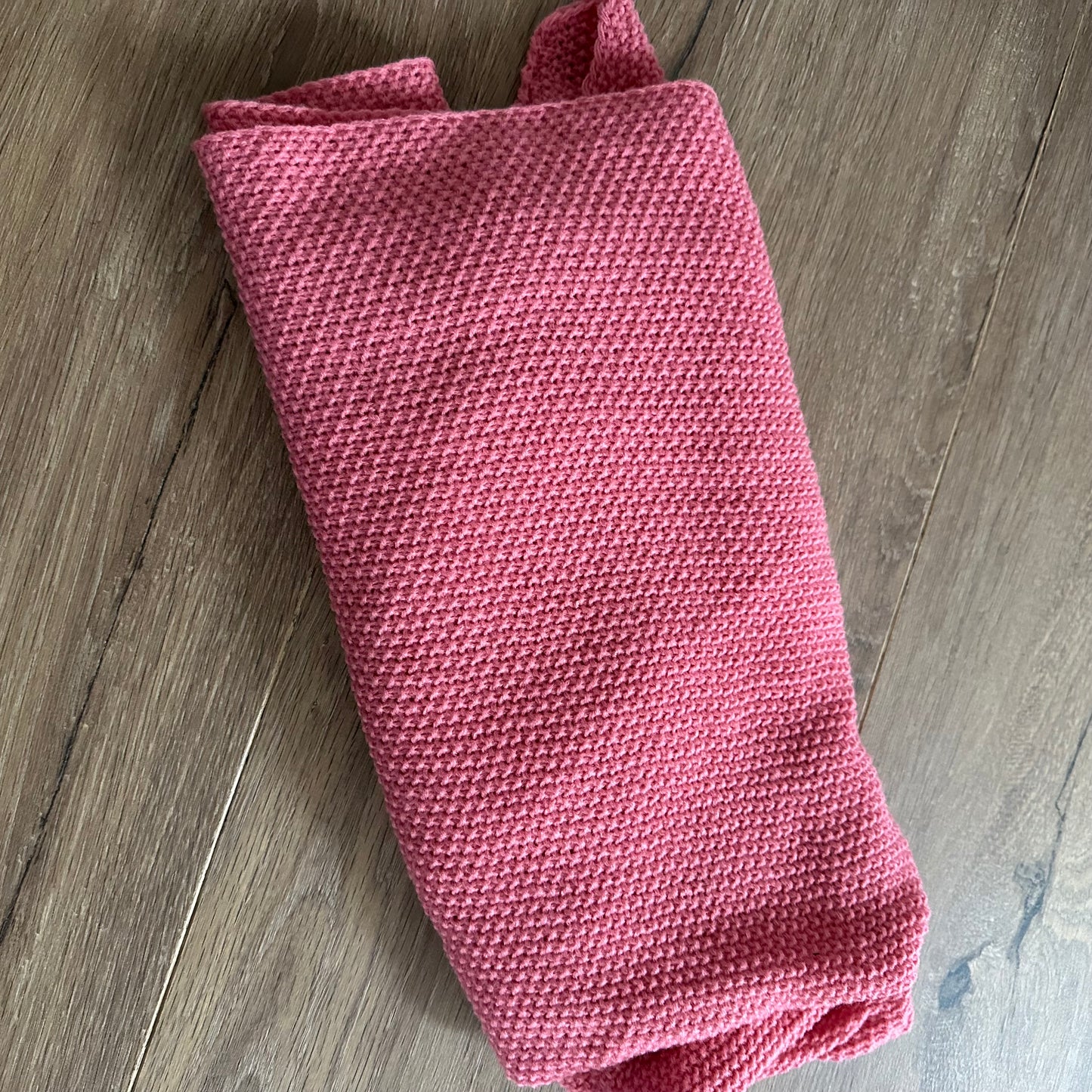 Sjaal fijn gebreid roze