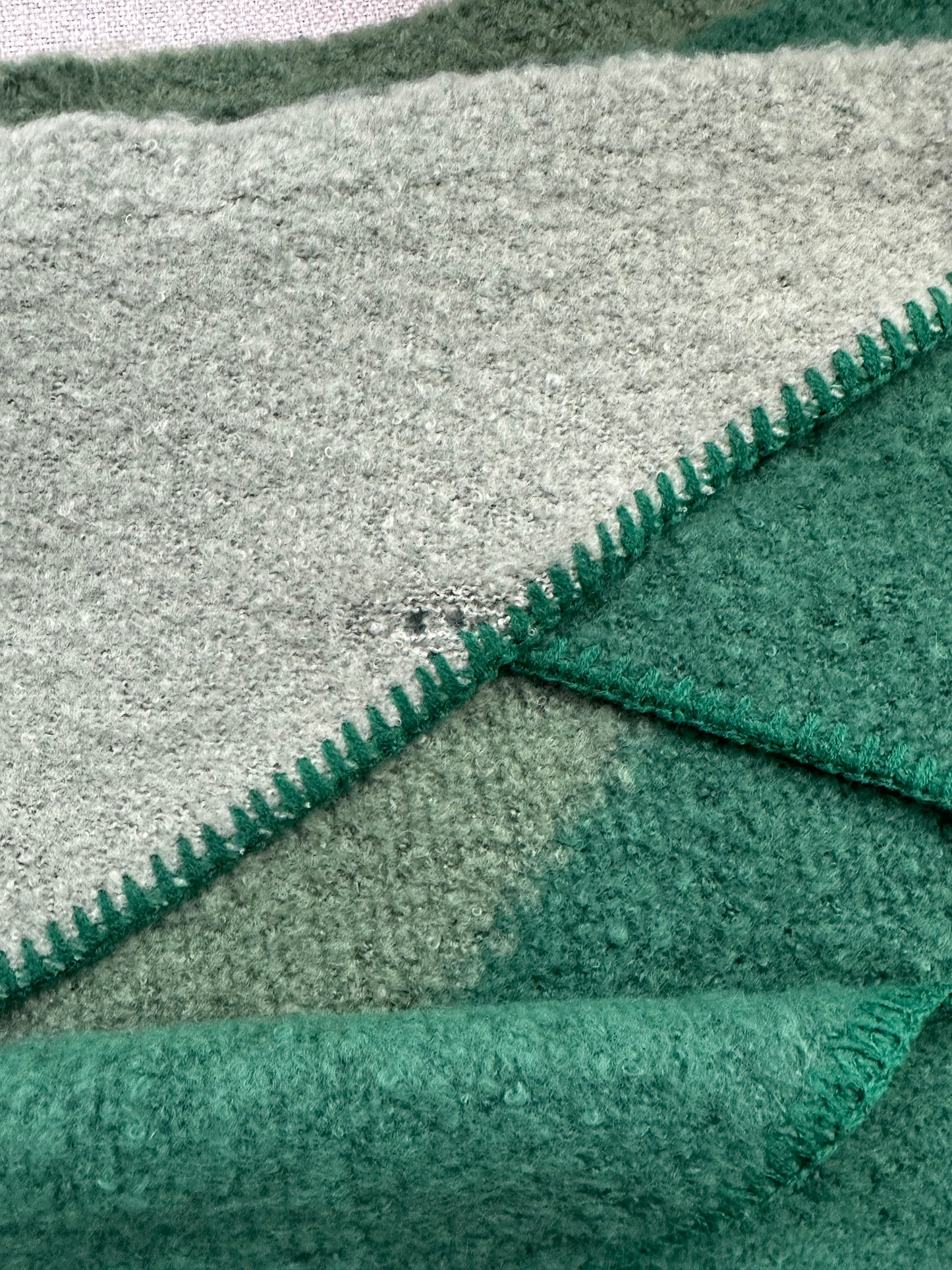 Sjaal Amber trio van groen kleuren