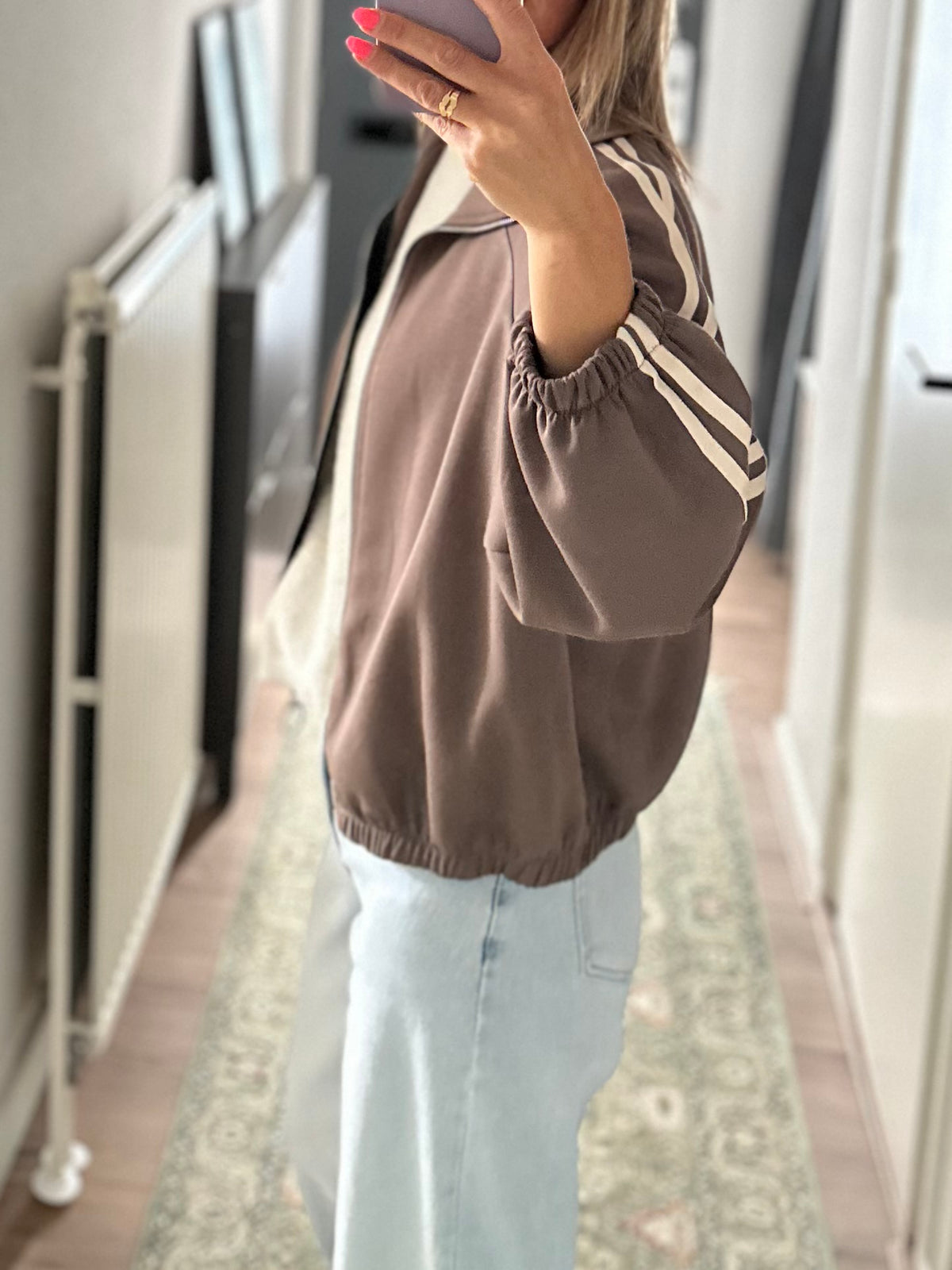 Sportief jacket/ vest Taupe