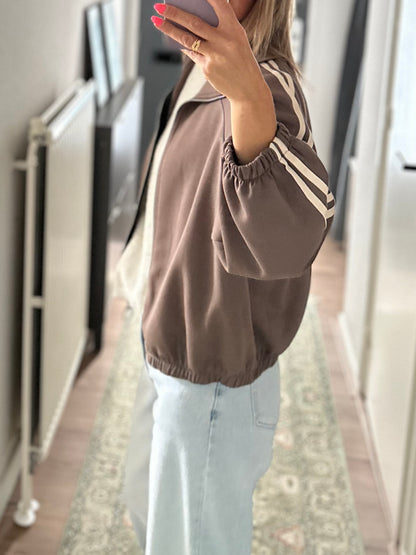 Sportief jacket/ vest Taupe