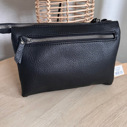 Crossbody/schoudertas ‘Naarden’ Zwart incl twee schouderbanden