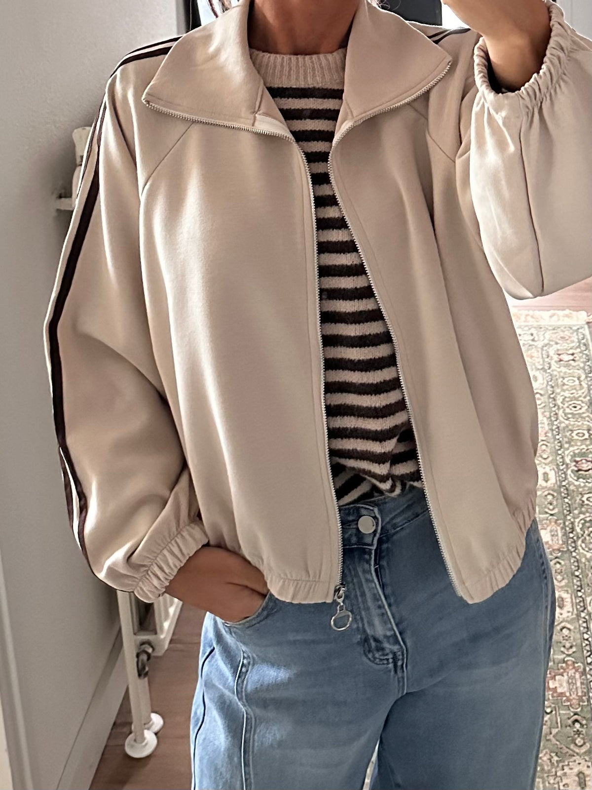 Sportief Jacket/ vest Beige/Ecru