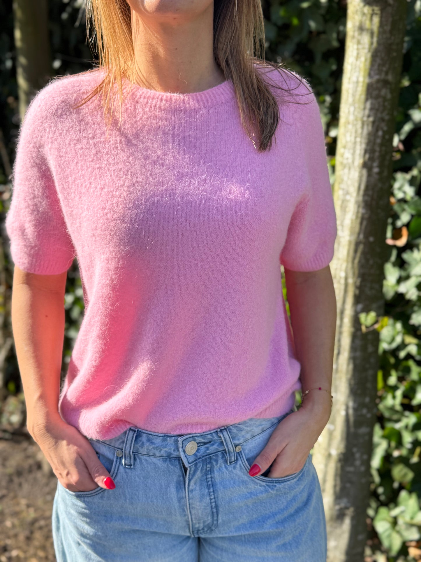 Alpaca trui Lisa Roze