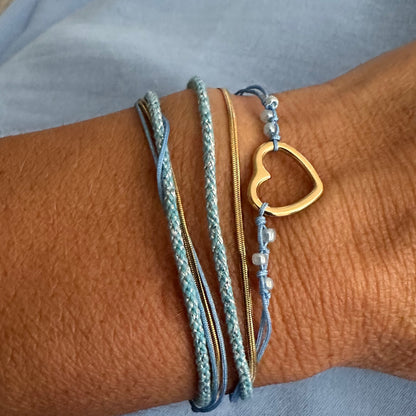 Armband Summer Flow Love Blauw