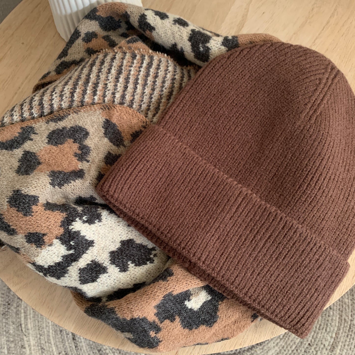 Wintermuts smal stiksel Bruin