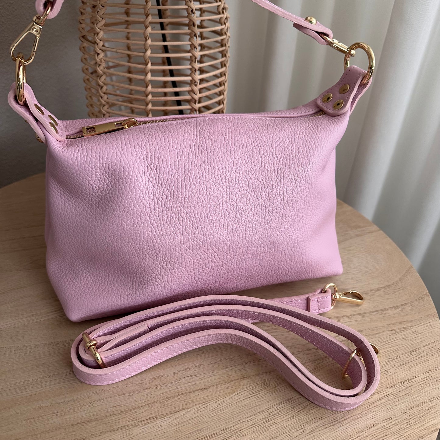 Casual tas Roze