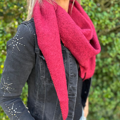 Cosy Sjaal burgundy