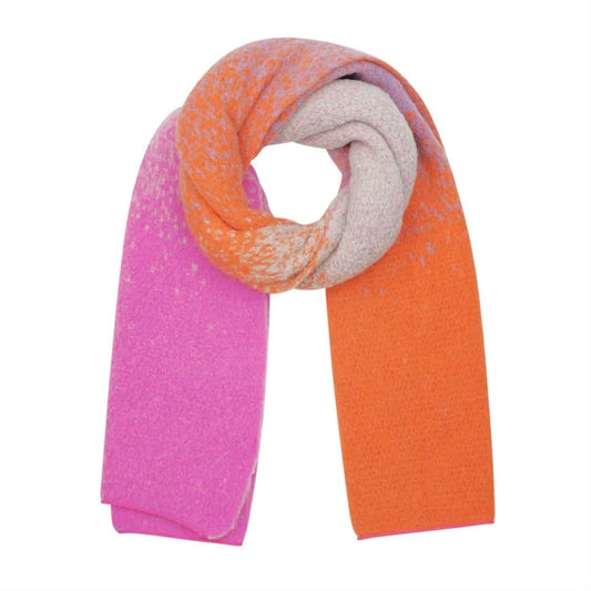 Sjaal oranje/roze