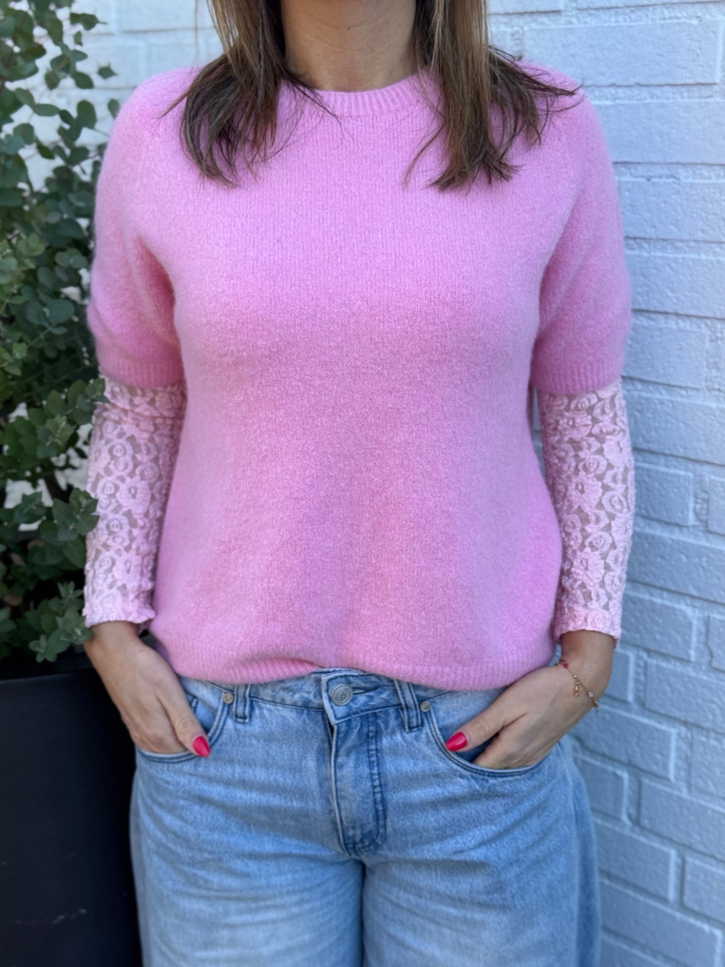 Alpaca trui Lisa Roze