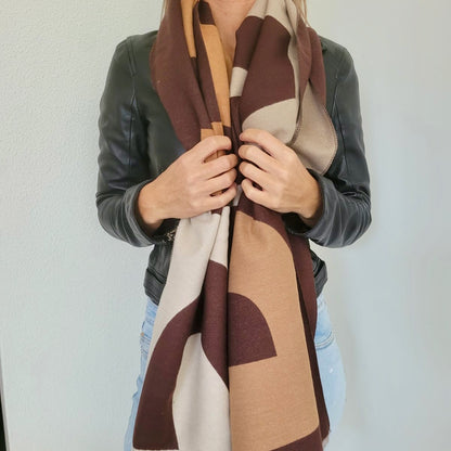 Sjaal Paris Bruin/Camel