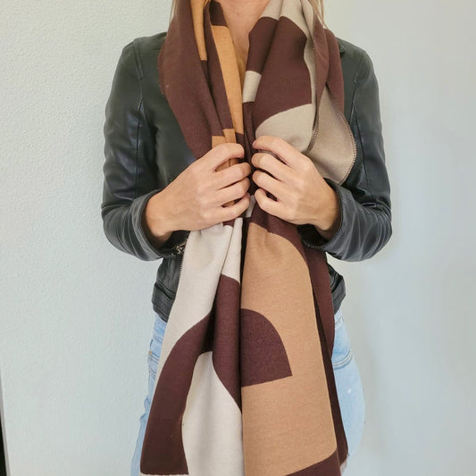 Sjaal Paris Bruin/Camel