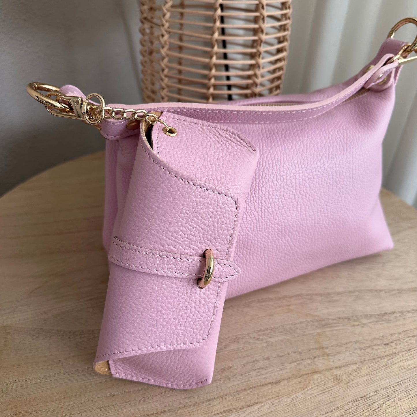 Casual tas Roze