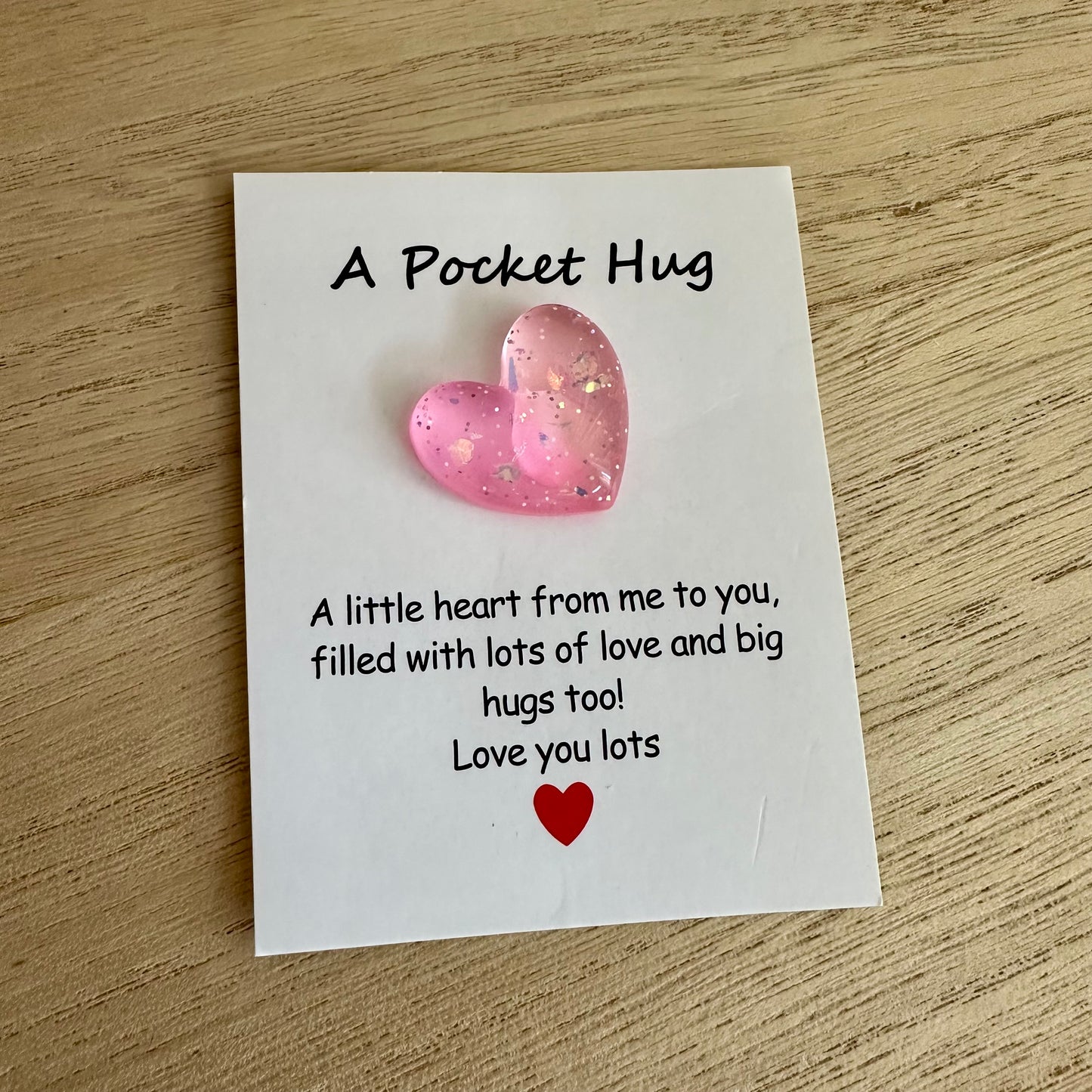 Pocket gift Roze hartje