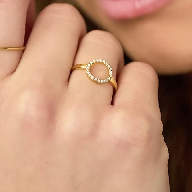 Ring rondje steentjes