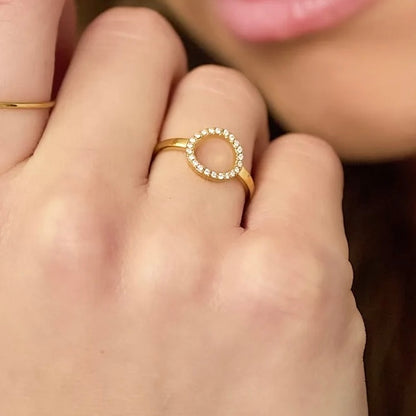 Ring rondje steentjes