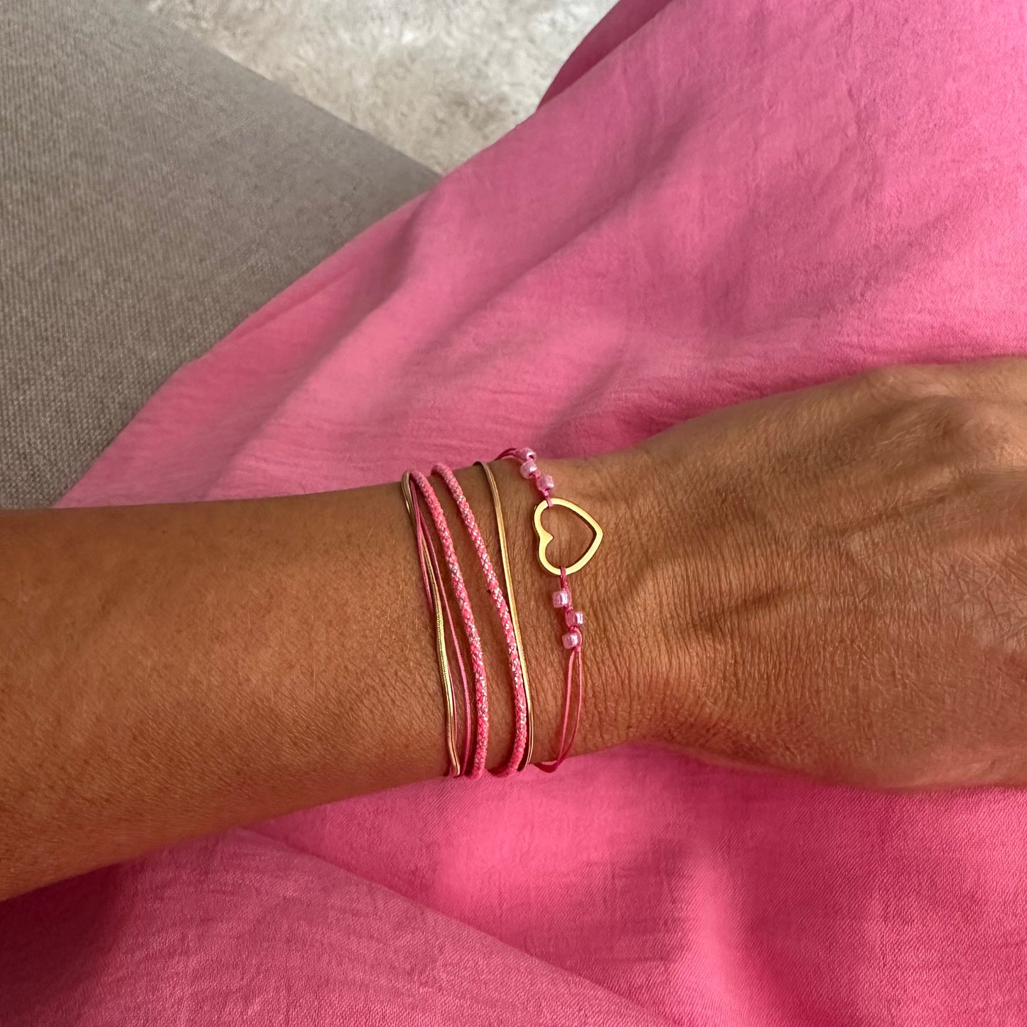 Armband Summer Flow Love Pink