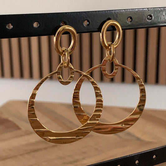 Oorhanger Cirkel Goud