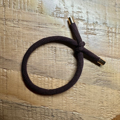 Haarelastiek Armband Chocobruin